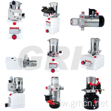 מארז כוח הידראולי מותאם אישית 12V/24V עם שסתומים למערכות משאבה